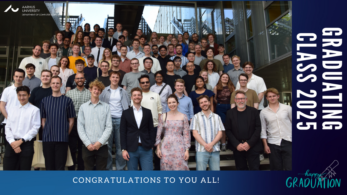 Picture of the 2025 graduates from department of computer science
