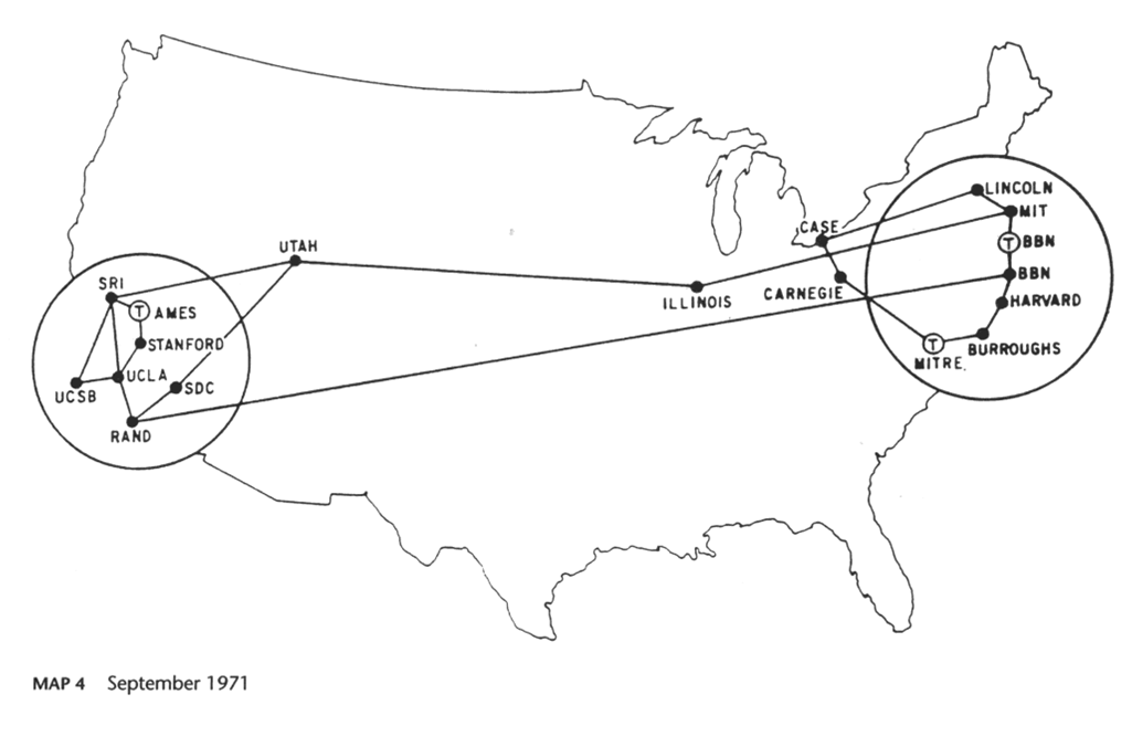 Internettet september 1971